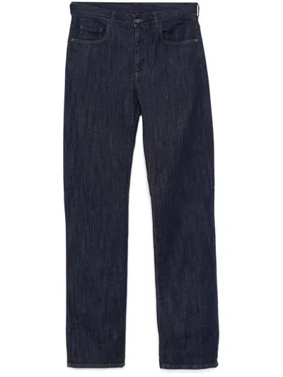 Canali Straight-leg Jeans In Blue