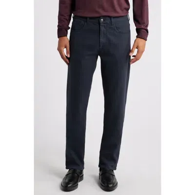 Canali Trim Fit Stretch Denim Jeans In Dark Blue