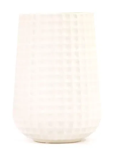 Cappellini Trace Ceramic Vase (17cm) In White