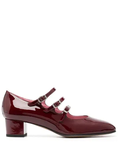 Carel Kina Pumps In Burgundy