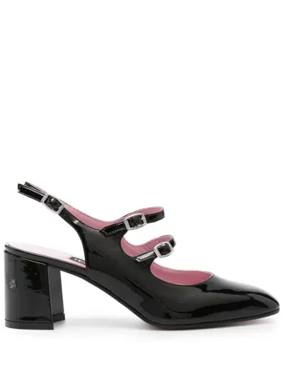 Carel Paris 70mm Patent-leather Pumps In Black