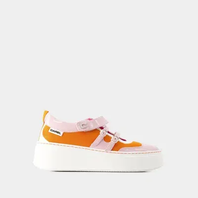 Carel Paris Baskina Sneakers In Orange