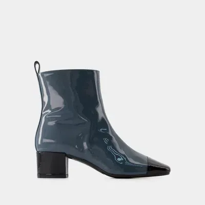 Carel Paris Estime Ankle Boots In Blue