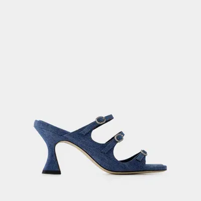 Carel Paris Kitty Sandals In Blue