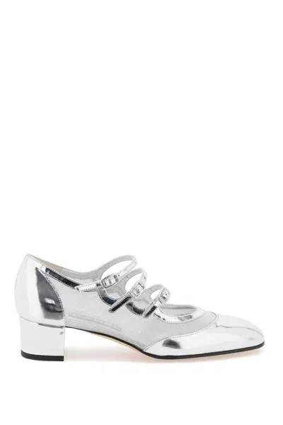 Carel Paris Mary Jane Knight In Silver