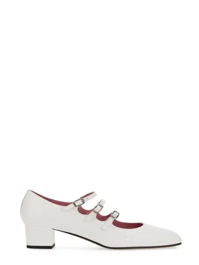 Carel Paris Kina Leather Pump In White