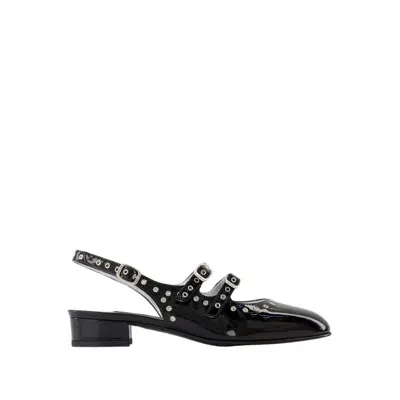 Carel Paris Queen Sandals - Leather - Black