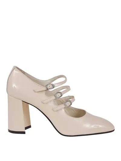 Carel Paris Patent Leather Pumps In Neutrals