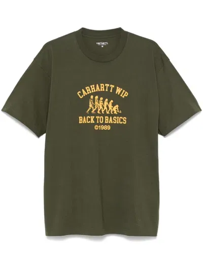 Carhartt Basics T-shirt In Green