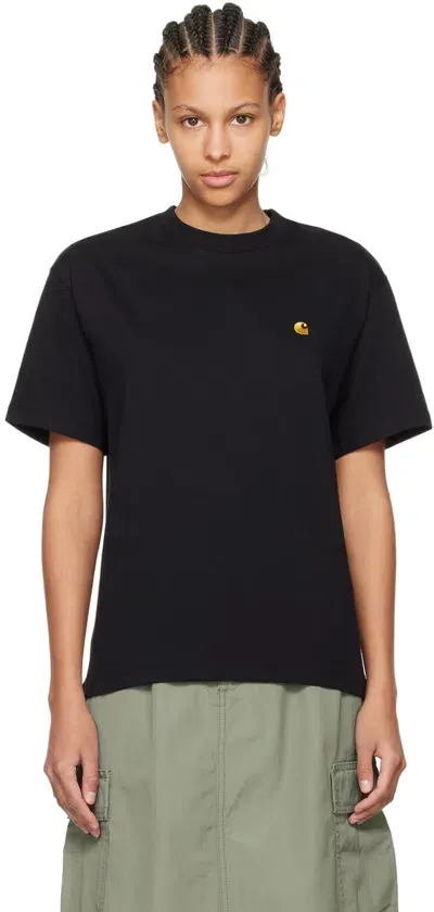 Carhartt Chase Boxy T-shirt In Black