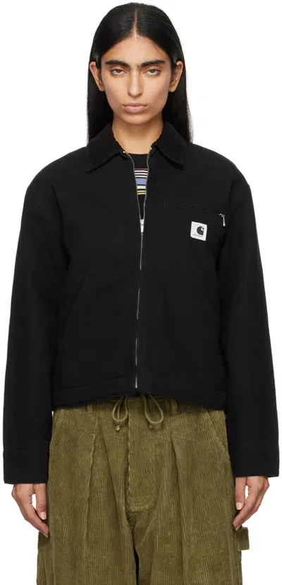 Carhartt Og Detroit Jacket In Black