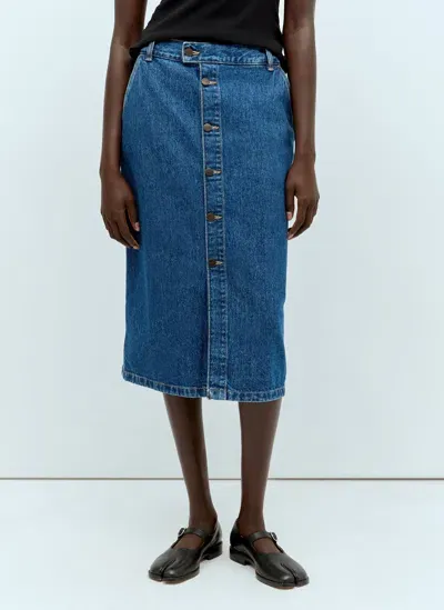 Carhartt Colby Denim Skirt In Blue