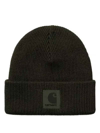 Carhartt Hat With Logo In Green