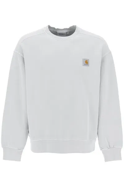 Carhartt Nelson Crew-neck Sweatshirt In Metallic