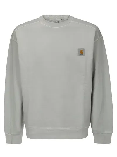 Carhartt Nelson Sweat Cotton Sweat In Metallic