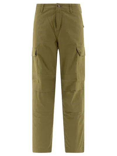 Carhartt Regular Cargo Trousers In Green