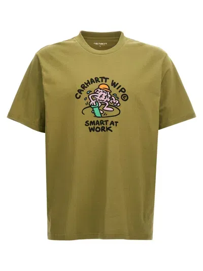 Carhartt 'short Sleeve Graphic Print Crew Neck Tee' In Green