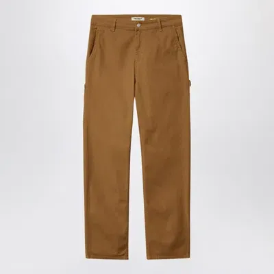 Carhartt Wip Hamilton Coloured W Pierce Pant Straight In Brown