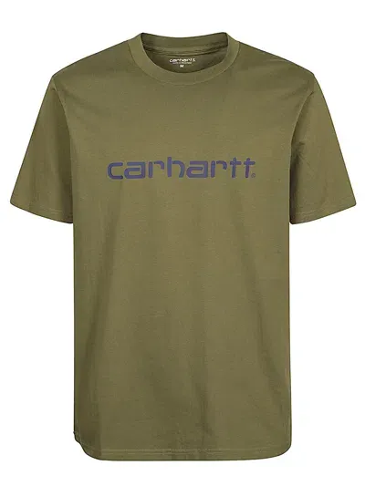 Carhartt Wip Main S/s Script Cotton T Shirt