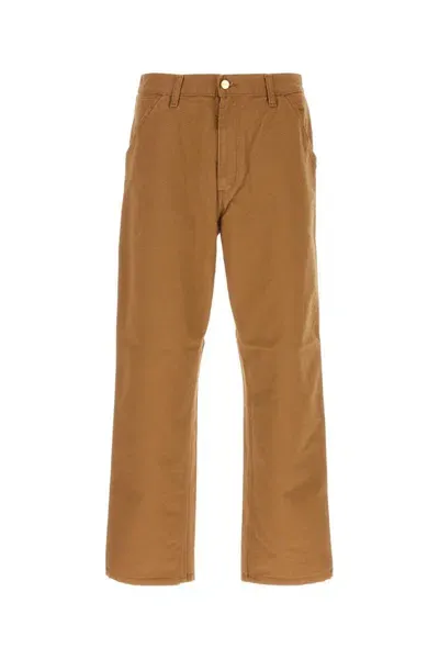 Carhartt Wip Pants In Brown