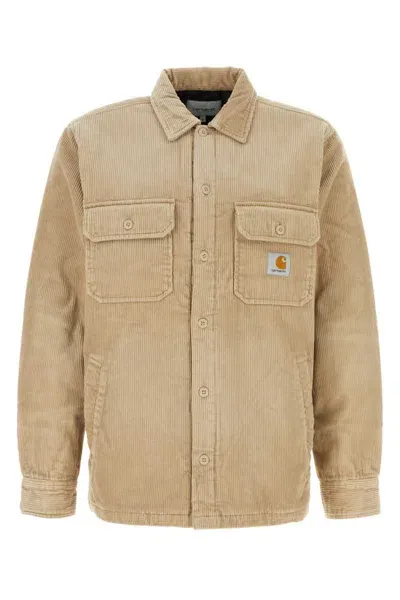 Carhartt Wip Shirts In Beige O Tan