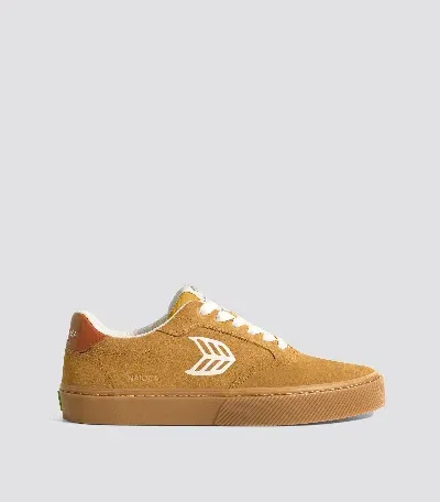 Cariuma Naioca Suede Sneakers In Gum Lemon Curry/ivory