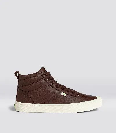 Cariuma Oca High Brown Premium Leather Sneaker Men