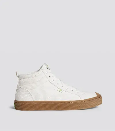 Cariuma Oca High Gum Off-white Canvas Sneaker Men