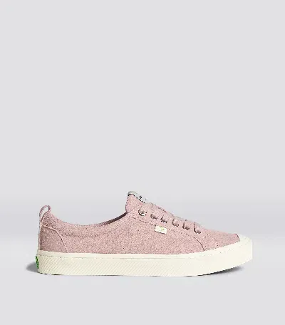 Cariuma Oca Low Rose Suede Sneaker In Rose Red