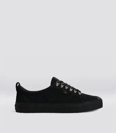 Cariuma Speed Hooks Suede Sneakers In All Black