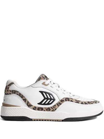 Cariuma Uba Sneakers In White/leopard Print