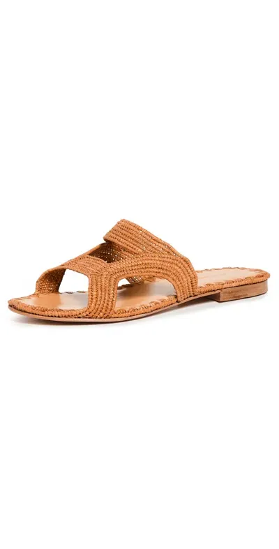 Carrie Forbes Isai Sandals Cognac