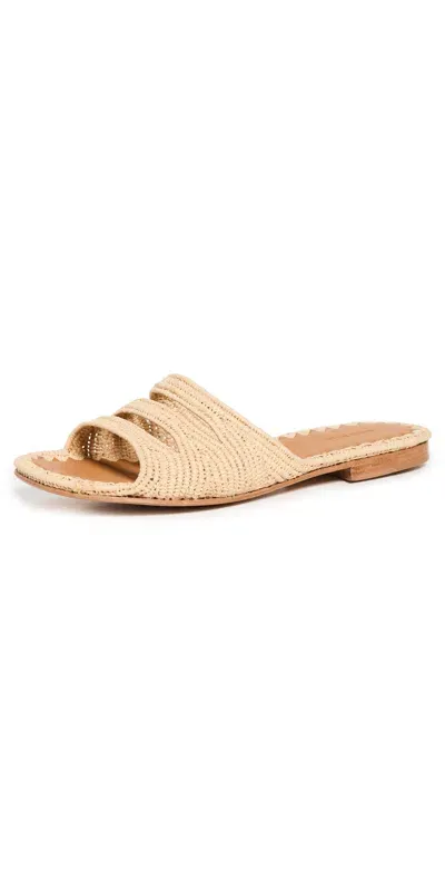 Carrie Forbes Symm Sandals Natural Raffia