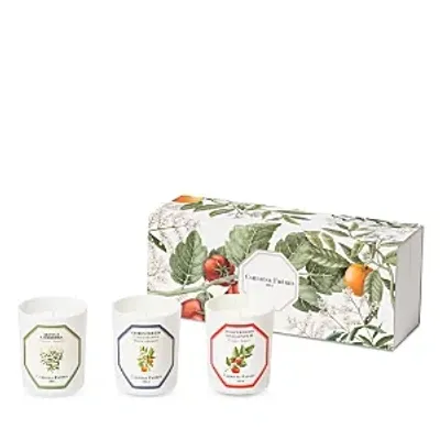 Carriere Freres Botanical Candle Gift Box, Set Of 3 In Multi