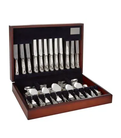 Carrs Silver Kings Silver Plated 44-piece Set In Metallic