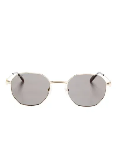 Cartier Ct0500s Sonnenbrille In Gold