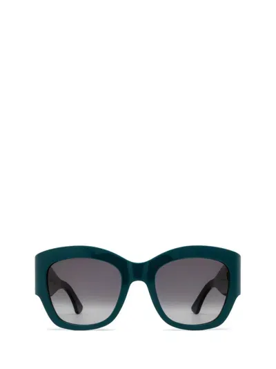 Cartier Square Frame Sunglasses In Green