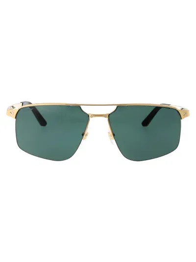 Cartier Sunglasses Ct0385 S 002 In Green