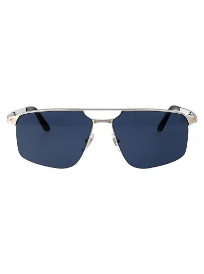 Cartier Sunglasses Ct0385 S 004 In Blue