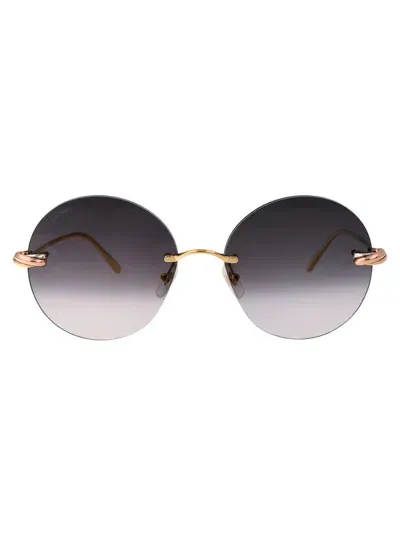 Cartier Sunglasses Ct0475 S 001 In Gold