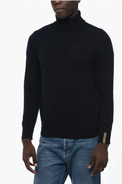 Caruso Cashmere Turtle-neck Sweater In Black