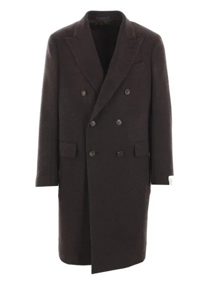 Caruso Coats In Brown