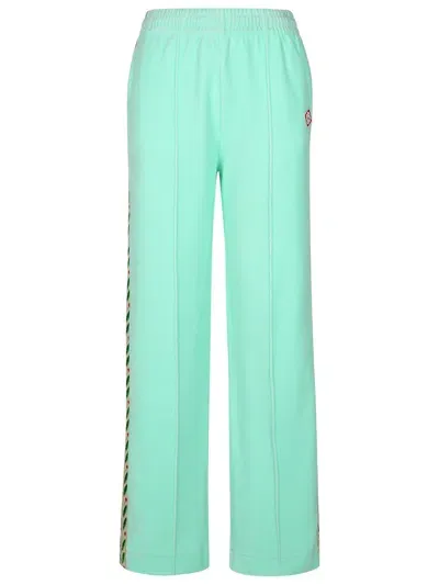 Casablanca 'jogger' Light Green Cotton Blend Pants