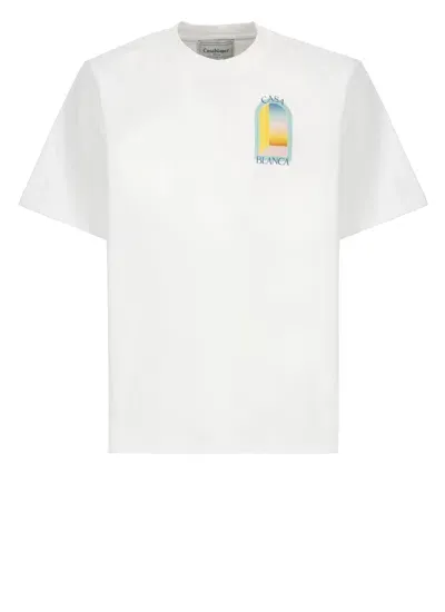 Casablanca Larc Colore T-shirt In White