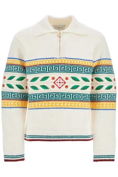 Casablanca Maglione Lauriel Olympique In White