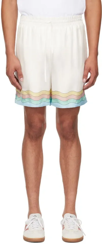 Casablanca White Maison De Reve Shorts