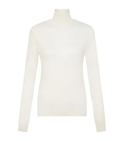 Cashmere In Love Cashmere Blake Rollneck Sweater In Nude