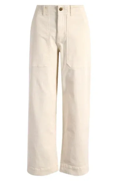 Caslonr Caslon(r) Twill Utility Pants In Ivory Pristine