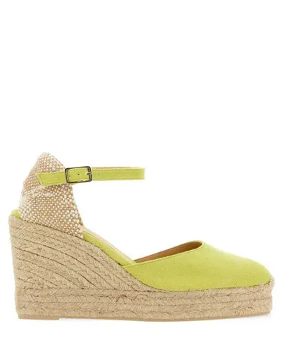 Castaã±er Carol Wedges In Yellow