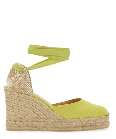 Castaã±er Cute Wedges In Yellow